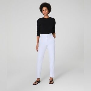 SPANX Women's Slim Straight Leg White Pant